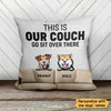 This Is My Couch Dog Personalized Dog Pillow (Insert Included)