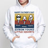 Retro Little Squirts Cute Kids Happy Father‘s Day Gift Personalized Hoodie Sweatshirt