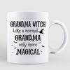 Pretty Grandma With Grandkids Halloween Personalized Mug