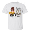 Rockin‘ The Cat Mom Life Patterns Pretty Woman Personalized Shirt