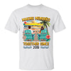 Summer Couple Back View The Beach Is Calling Personalized Shirt