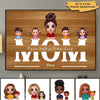 Mom Text Cut Through Mother‘s Day Gift Personalized Poster