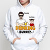 Drinking Buddy New Dad Father‘s Day Personalized Hoodie Sweatshirt