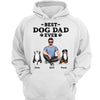 Best Dog Dad Ever Cute Sitting Dog Personalized Shirt