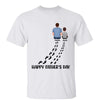 Happy Father‘s Day Footprints Personalized Shirt