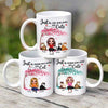 Doll Woman Sitting With Cats Under Tree Personalized Mug