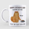 Sassy Cats Happy Father‘s Day Personlized Mug
