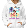 Summer I Love Being A Grandma Mom Auntie Pretty Woman Personalized Shirt