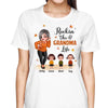 Fall Season Rockin‘ The Grandma Life Personalized Shirt