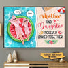 Mother Daughter Linked Forever Summer Personalized Poster