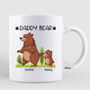 Papa Daddy Bear Gift Personalized Mug