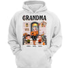 Fall Season Grandma Grandkids Front Porch Personalized Shirt