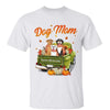 Green Truck Dog Mom Fall Season Personalized Shirt