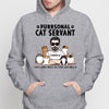 Man And Cats Purrsonal Cat Servant Personalized Hoodie Sweatshirt