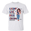 Legend Wife Mom Grandma 4th Of July Independence Day Personalized Shirt