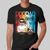 Dog Dad Summer Retro Personalized Shirt