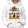 Happy Halloween Cute Sitting Dogs Personalized Shirt