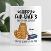 Happy Further‘s Day Human Cat Servant Now Scoop Up Our Poo Personalized Mug