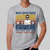 Best Dog Dad Ever Man & Dog Personalized Shirt