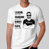 The Legend Grandpa Black And White Man Personalized Shirt