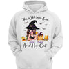 This Witch Loves Beer And Her Cats Personalized Shirt