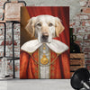 Pet Royal Portrait Custom Dog Cat Portrait Personalized Canvas Print