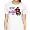 Rockin‘ Dog Mom Life Hallowen Personalized Shirt