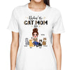 Rockin‘ The Cat Mom Life Doll & Sitting Cat Personalized Shirt