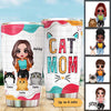 Cat Mom Cool Doll Personalized Tumbler