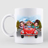 Doll Besties In Car Personalized Mug