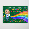 Class Room Rainbow Of Possibilities Doll Teacher Personalized Horizontal Poster