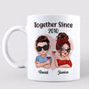 Cool Couple Together Since Anniversary Gift Personalized Mug