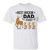 Best Buckin‘ Dad Grandpa Walking Deers Personalized Shirt