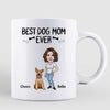 Dog Mom Caricature Personalized Mug