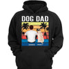 Dog Dad Back View Summer Retro Personalized Shirt