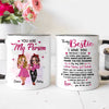 To My Bestie Sassy Girls Best Friend Gift Personalized Mug