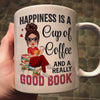 Happiness Is Coffee And Books Coffee Mug