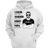 The Legend Black And White Man Personalized Hoodie Sweatshirt