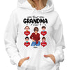 Best Grandma Ever Posing Woman Doll Kids Personalized Shirt