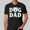 Dog Dad Dog Mom Dog Head Outline Simple Personalized Shirt