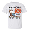 Rockin‘ Dog Dad Life Sitting Man Personalized Shirt