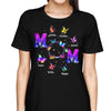 Mom Galaxy Butterflies Personalized Shirt