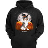 Halloween Night Cute Sitting Dogs Personalized Shirt