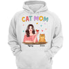 Colorful Cat Mom Pretty Cocktail Woman Personalized Shirt