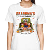 Grandma‘s Little Pumpkin Doll Kids Fall Season Personalized Shirt