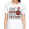 Baby Christmas Dogs Personalized Shirt