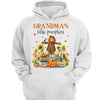 Grandma Little Pumpkins Scarecrow Fall Season Personalized Shirt