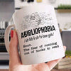 Abibliophobia Book Lover Book Worm Funny Gift Coffee Mug