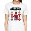 Best Grandma Ever Posing Woman Doll Kids Personalized Shirt