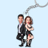 My Missing Piece Couple Funny Custom Face Photo Valentine‘s Day Gift For Him For Her Personalized Acrylic Keychain